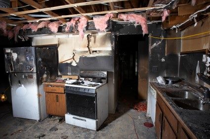 Fire damage repair by Palafox Prestige Construction, Inc.